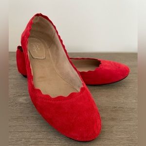 Crown Vintage red flats